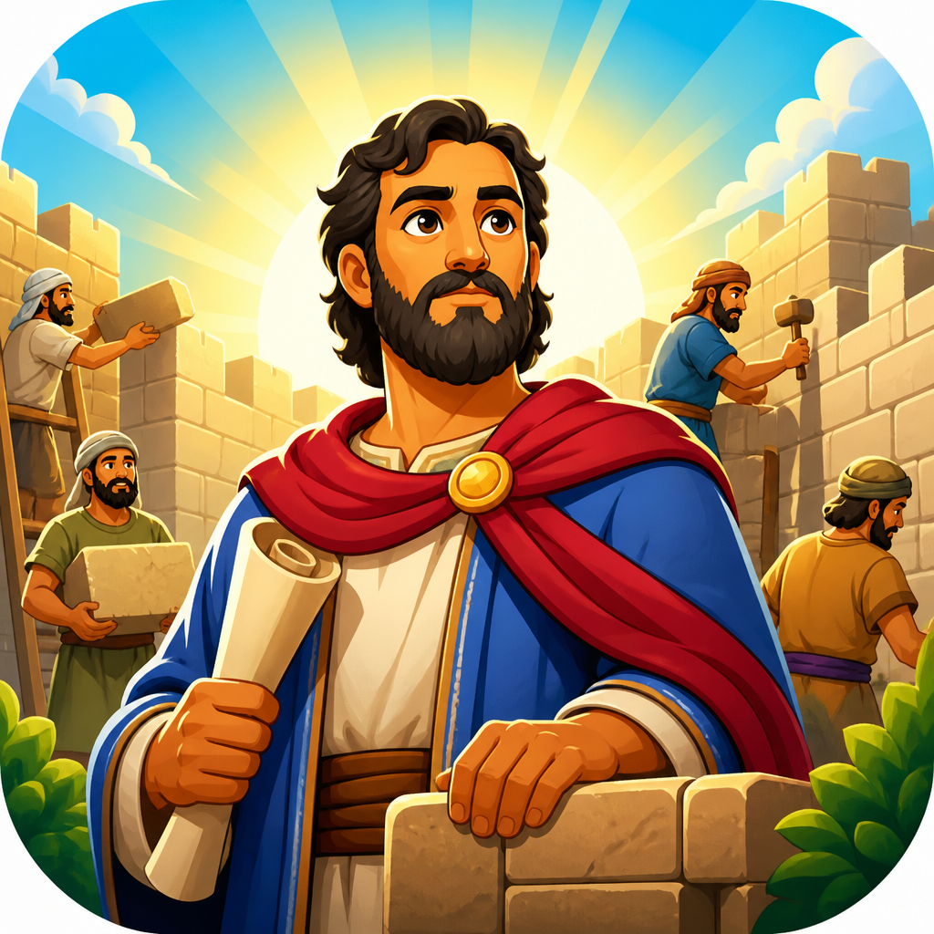 Nehemiah word search puzzle preview